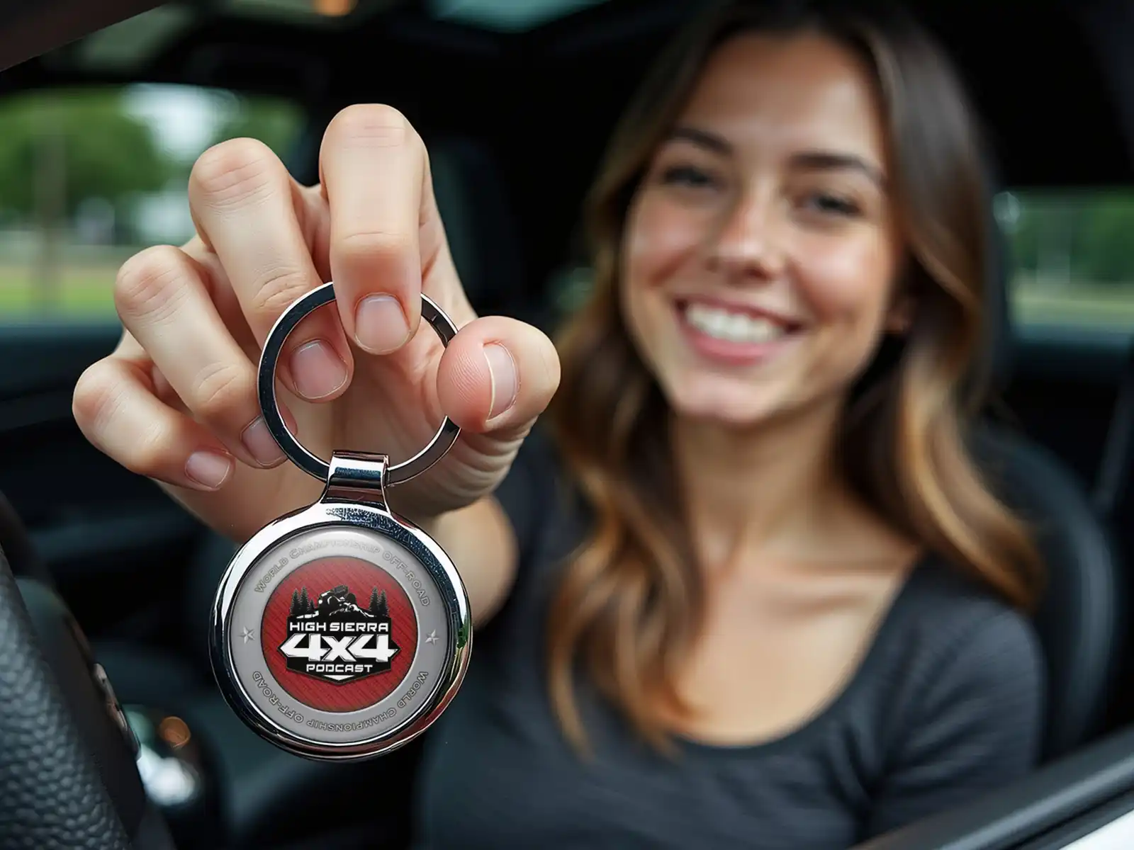 Personalized Key Fob Custom Photo Domed